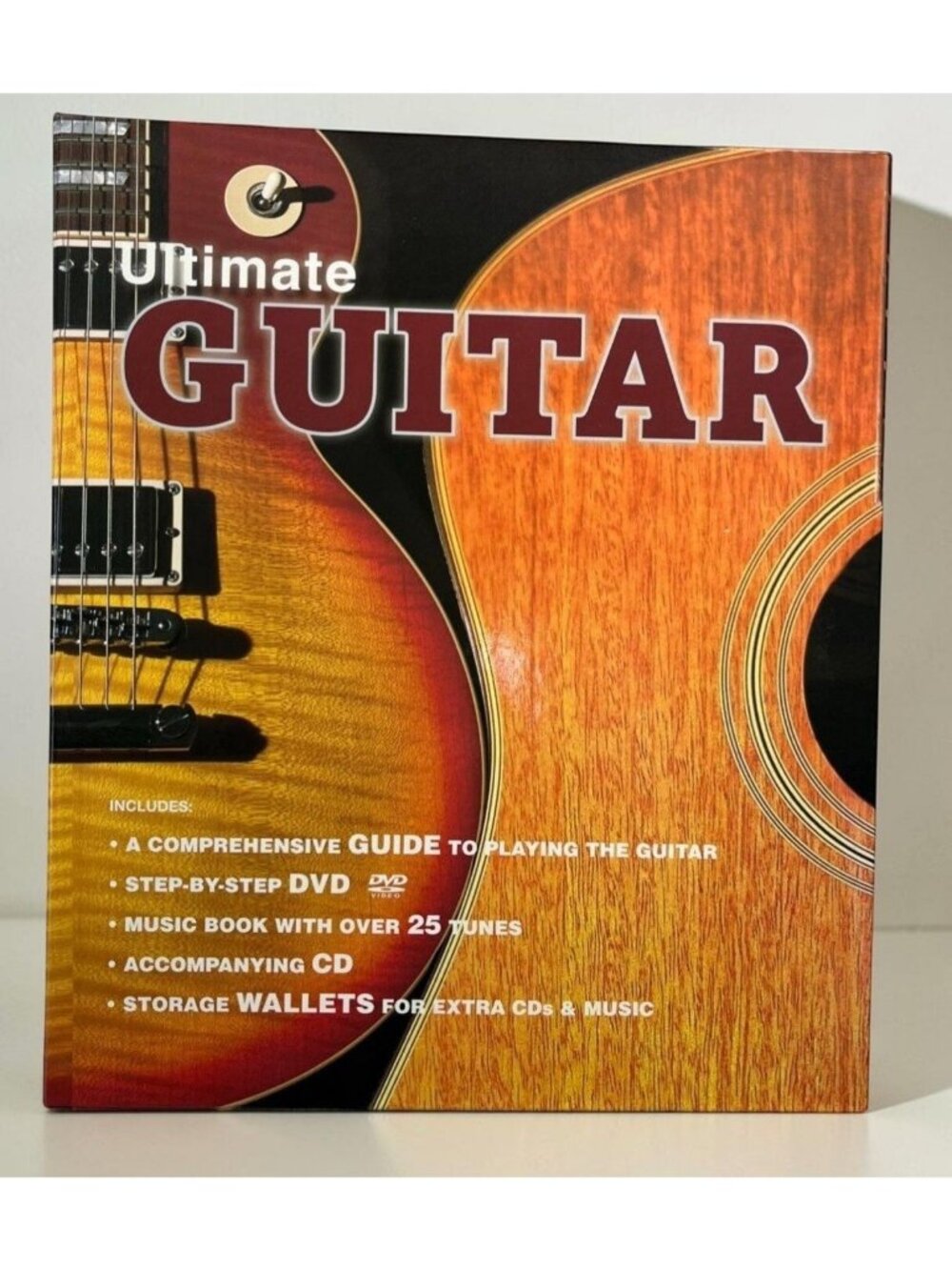 Ultimate Guitar By Paragon 2010 DVD CD Hardcover Book Tutorial Set How to Guide